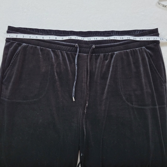 Torrid 4X Velvet Black Pull On Joggers Lounge Pants Soft Cozy Plus Size - Picture 9 of 12